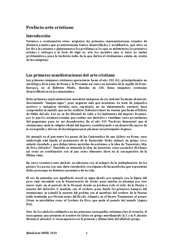 Miniatura del documento Prefacio cristianismo, Iconografía: primeras manifestaciones del arte cristiano.pdf