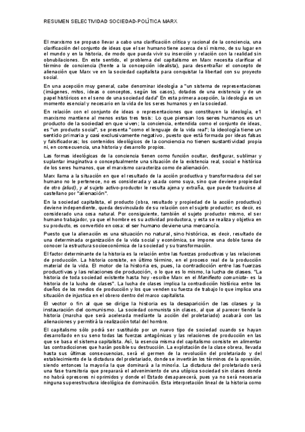 Miniatura del documento RESUMEN-SELECTIVIDAD-SOCIEDAD-POLITICA-MARX.pdf