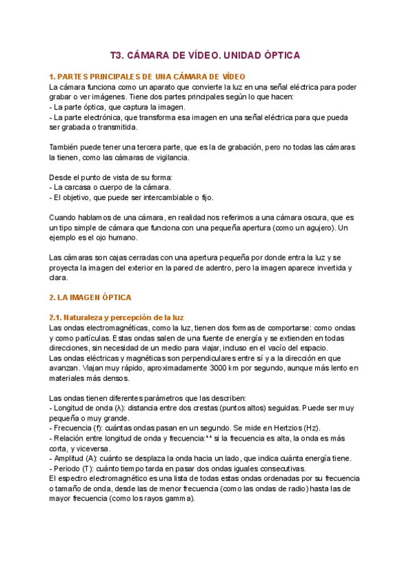 Miniatura del documento T3- LA CÁMARA:UNIDAD ÓPTICA. Enrique Jose Sanchez.pdf