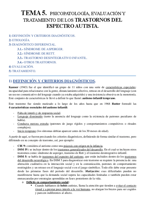 Miniatura del documento TEMA 5. Trastornos del Espectro Autista..pdf