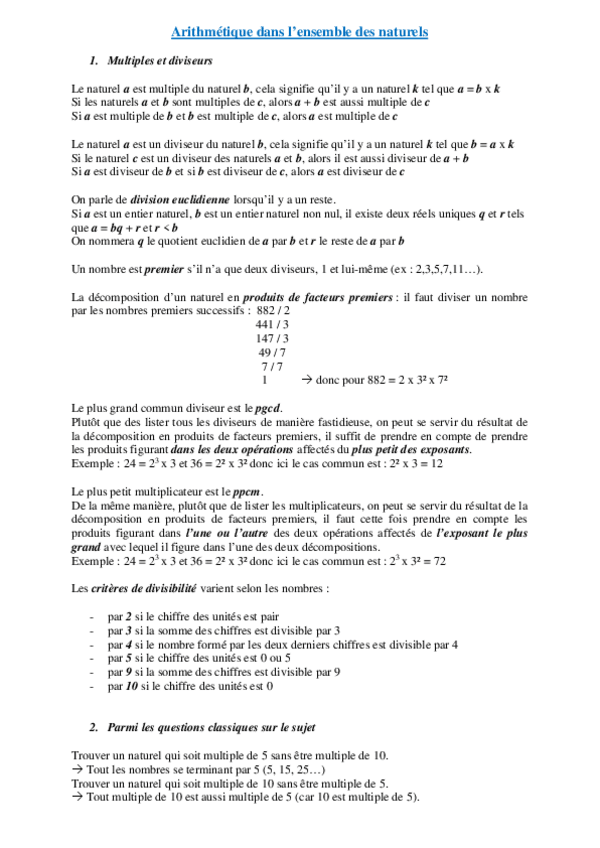 Miniatura del documento Arithmetique.pdf