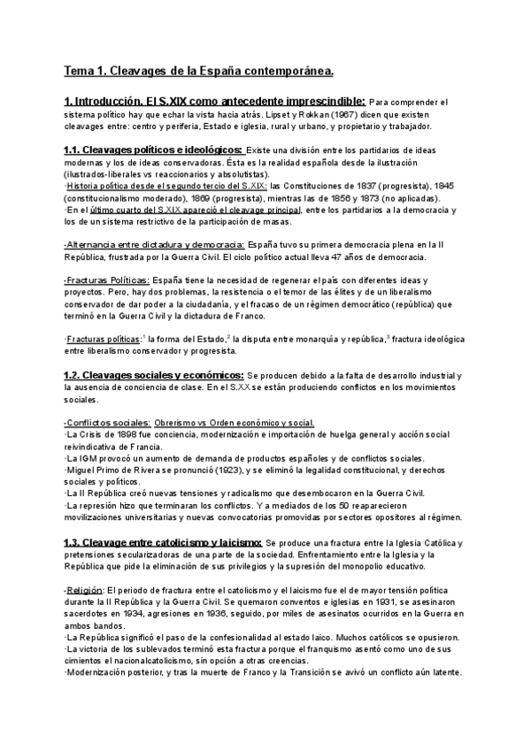 Miniatura del documento Tema-1-Cleavages-de-la-Espana-contemporanea..pdf