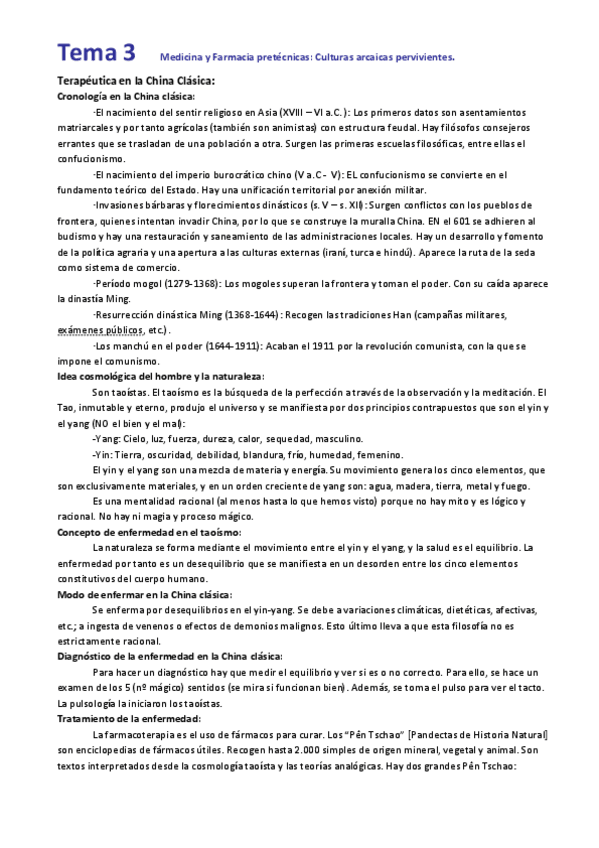 Miniatura del documento Tema 3    Medicina y Farmacia pretécnicas Culturas arcaicas pervivientes.pdf