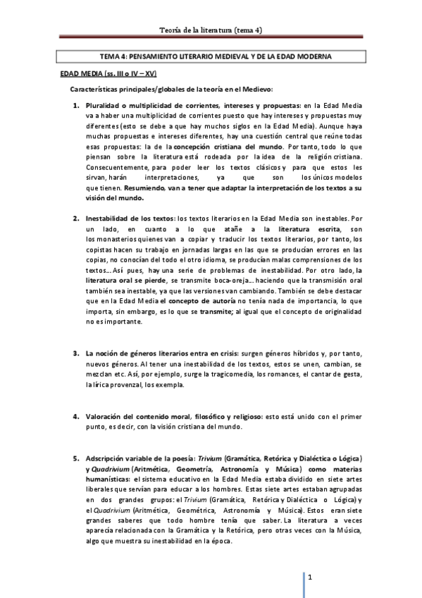 Miniatura del documento TEMA 4 PENSAMIENTO LITERARIO MEDIEVAL Y DE LA EDAD MODERNA.pdf
