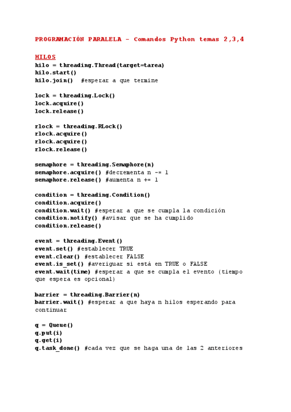 Miniatura del documento PROGRAMACION-PARALELA-Comandos-Python-temas-234.pdf