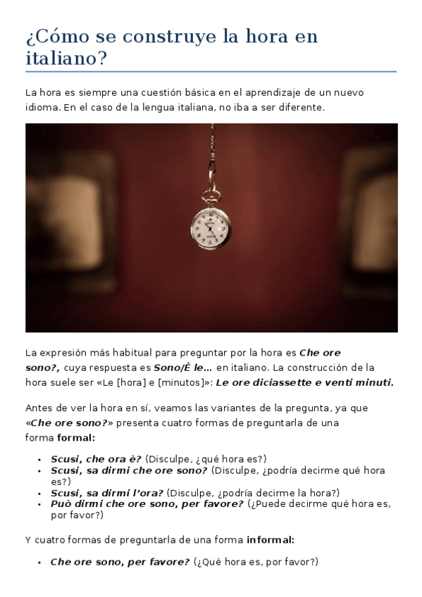 Miniatura del documento Cómo se construye la hora en italiano.docx