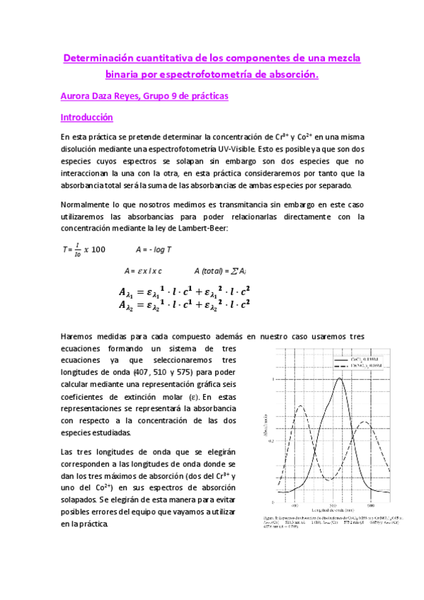 Miniatura del documento Determinación cuantitativa de los componentes de una mezcla binaria por espectrofotometría de absorción..pdf