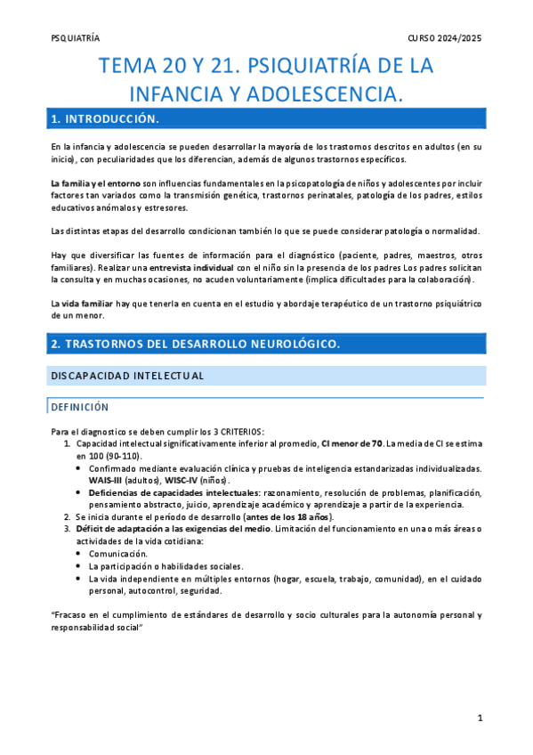 Miniatura del documento Resumen-Tema-20-21.-Psiquiatria-Infantil.pdf