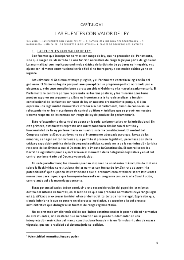 Miniatura del documento CAPÍTULO VII LAS FUENTES CON VALOR DE LEY.pdf