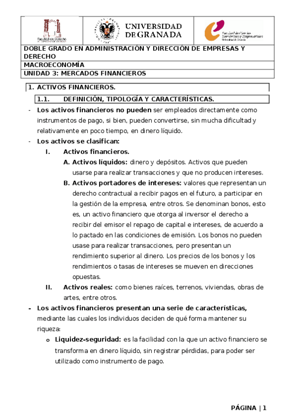 Miniatura del documento Unidad 3. Mercados Financieros.docx