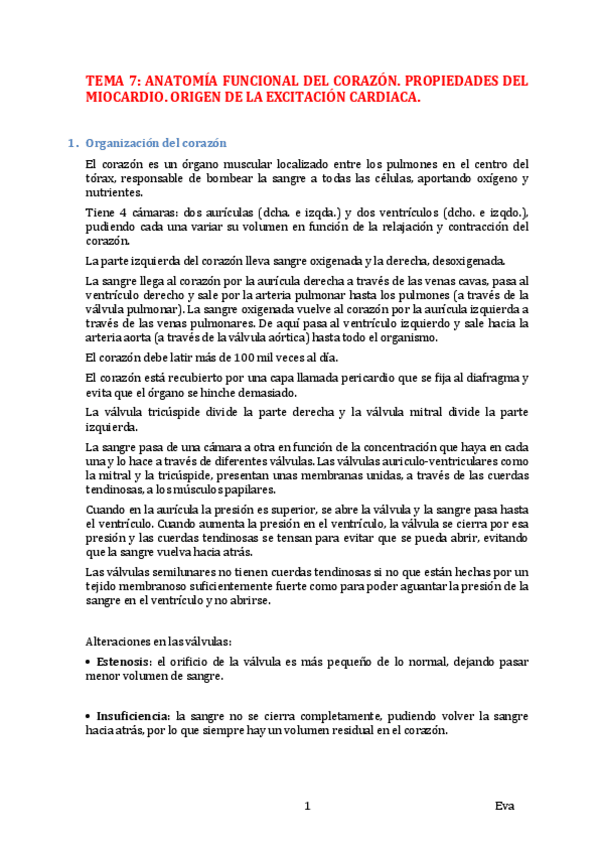Miniatura del documento Anatomía funcional corazón. Propiedades miocardio. Origen excitación cardiaca..pdf
