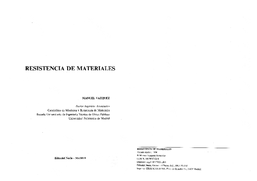 Miniatura del documento Resistencia de Materiales - Manuel Vazquez.pdf