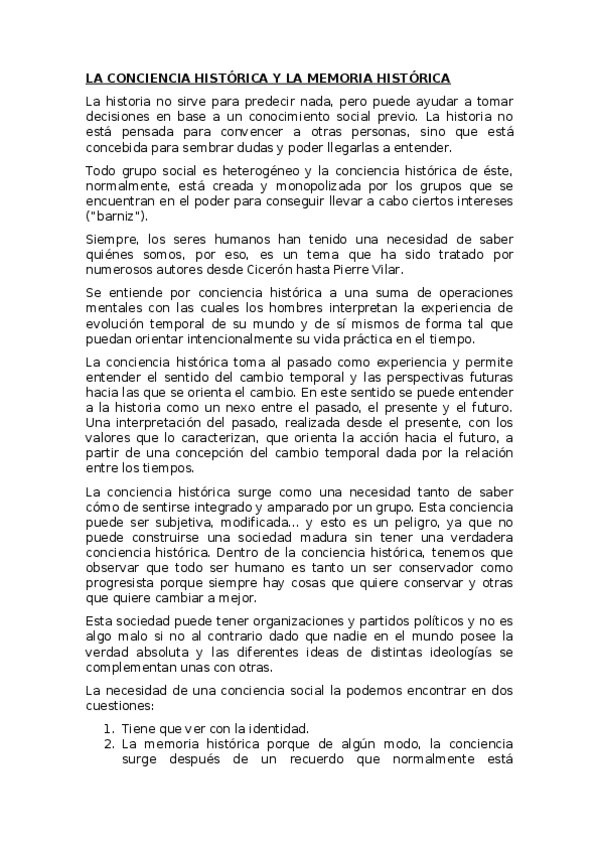 Miniatura del documento TEMA 3. LA CONCIENCIA HISTÓRICA Y LA MEMORIA HISTÓRICA.docx