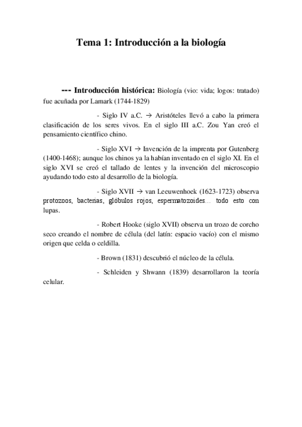 Miniatura del documento Tema 1 Introducción a la biología.pdf