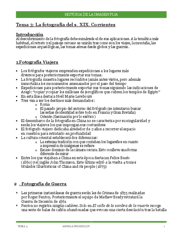 Miniatura del documento Tema 3. La fotografía del s. XIX. Corrientes.pdf