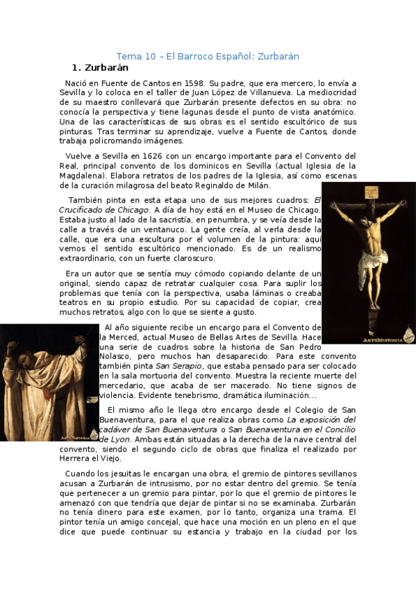 Miniatura del documento Tema 10 - Pintura del Barroco español.docx