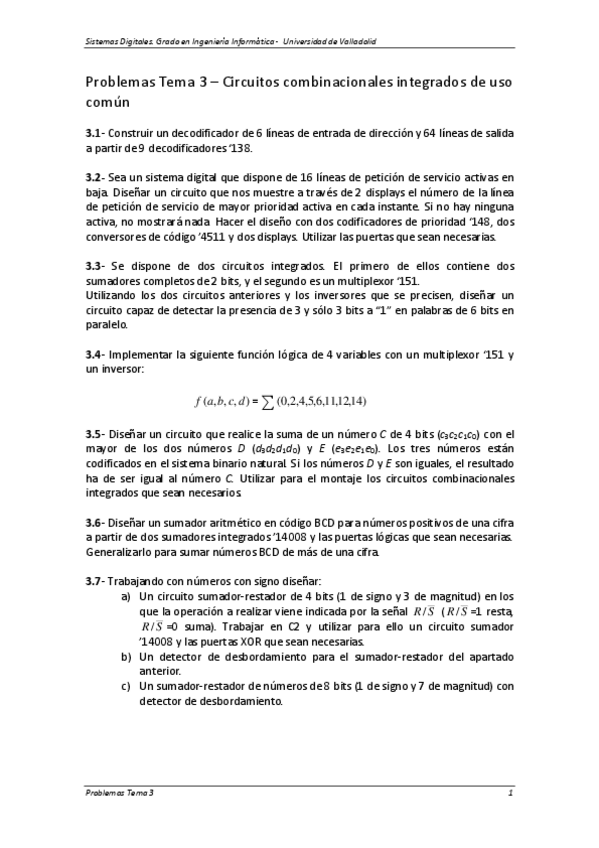 Miniatura del documento Problemas-Tema-3.-Circuitos-combinacionales-integrados-de-uso-comun.pdf