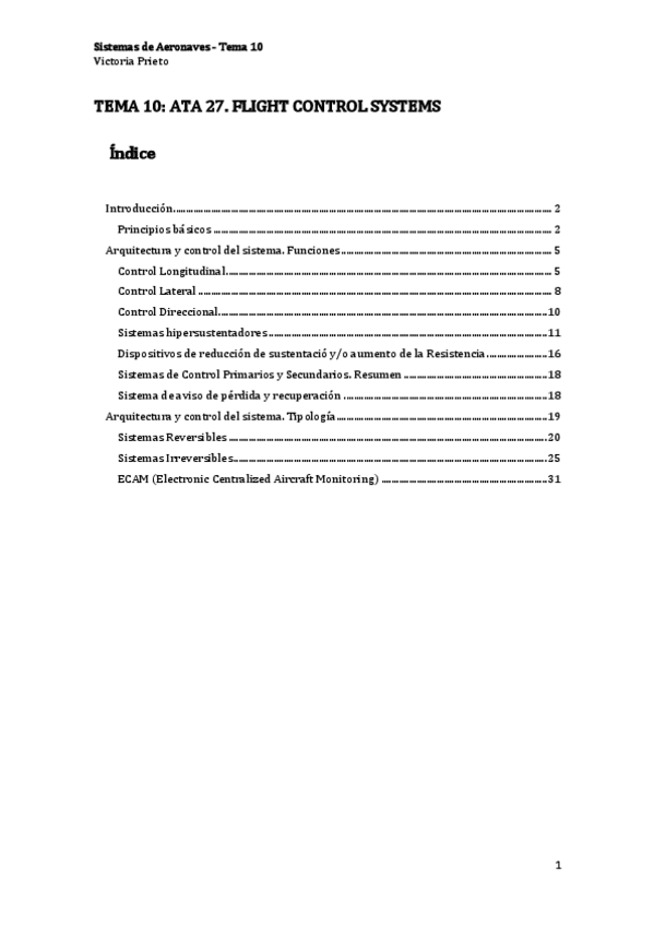 Miniatura del documento Tema 10 - ATA 27 Sistema de mandos de vuelo.pdf