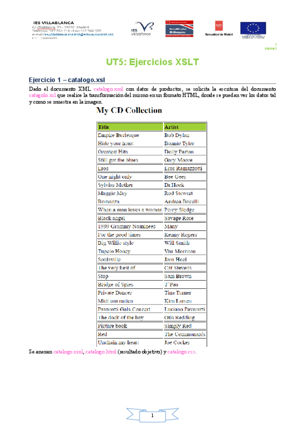 Miniatura del documento UT5Ejercicios-XLST.pdf
