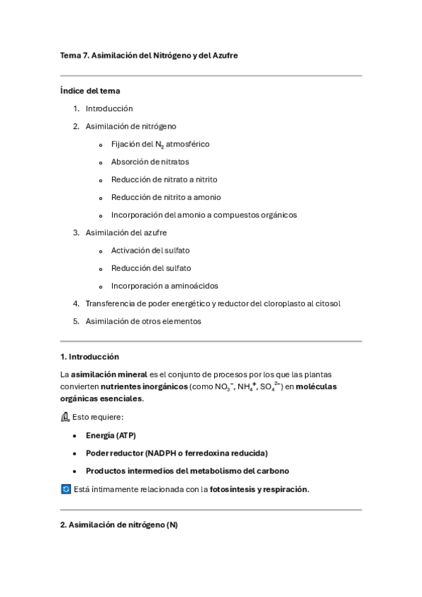 Miniatura del documento Tema-7.-Asimilacion-del-Nitrogeno-y-del-Azufre.pdf