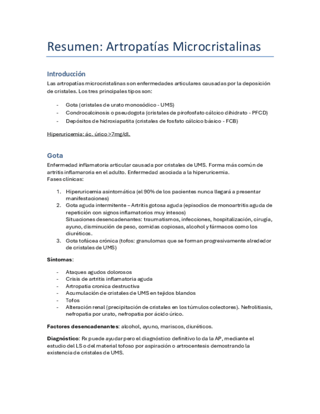 Miniatura del documento ResumenArtropatiasMicrocristalinas.pdf
