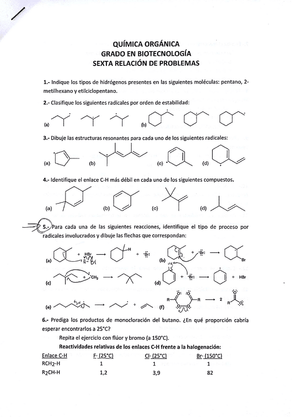 Miniatura del documento TEMA 6 - QUIMICA ORGANICA - 1 BIOTECNOLOGIA UAL.pdf