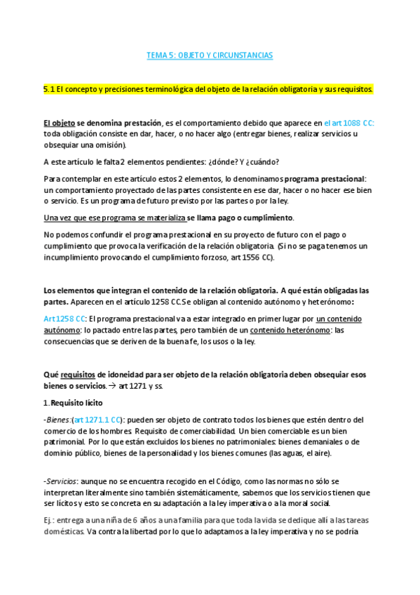 Miniatura del documento Tema 5 DCivil COMPLETO PDF- Objeto y circunstancias.pdf