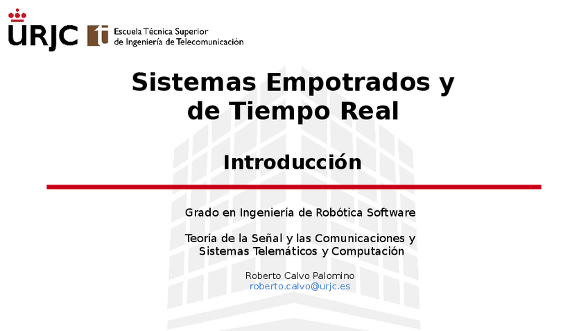 Miniatura del documento Tema 1: Introducción a Sistemas Empotrados y de Tiempo Real.pdf