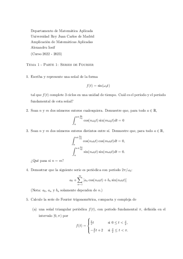 Miniatura del documento Ejercicios Tema 1: Series de Fourier.pdf