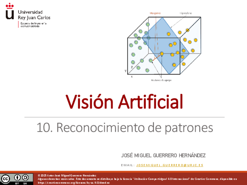 Miniatura del documento Tema 10: Reconocimiento de Patrones.pdf