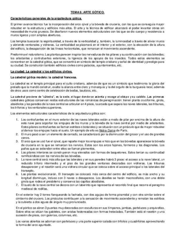 Miniatura del documento Tema 6. Arte gótico.pdf