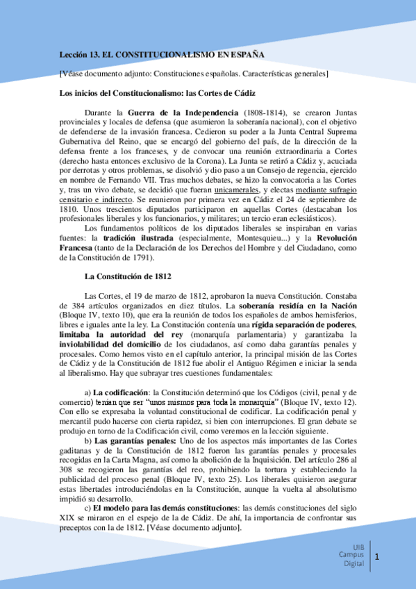 Miniatura del documento Leccion-13.-EL-CONSTITUCIONALISMO-EN-ESPANA.pdf