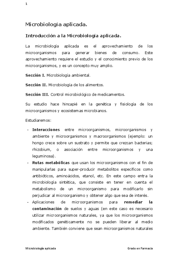 Miniatura del documento Microbiología aplicada tema 1.pdf