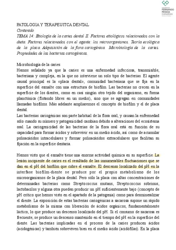 Miniatura del documento Tema-14.-Caries-Dental-3.-PTD-I.-Odontologia.pdf