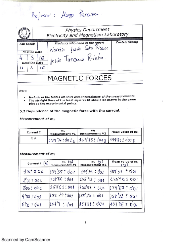 Miniatura del documento Physics II - Lab 02 - Magnetic forces.pdf