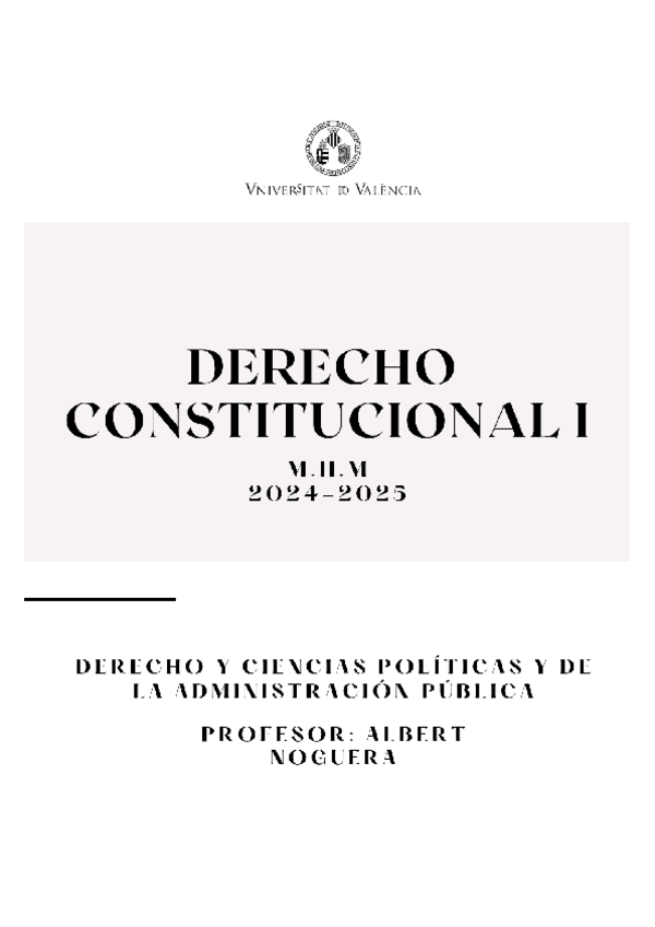Miniatura del documento Derecho Constitucional I 2024-2025.pdf