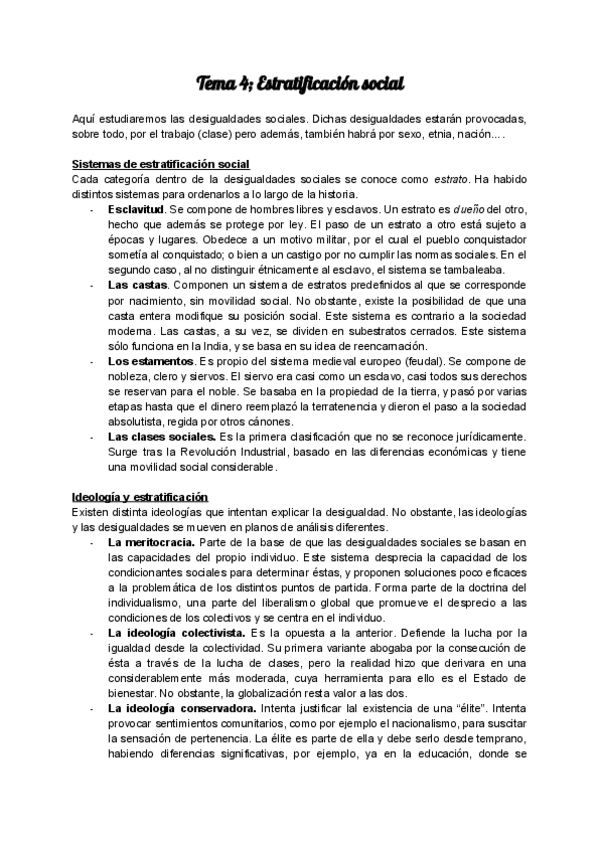 Miniatura del documento Tema 4; Estratificación social.pdf