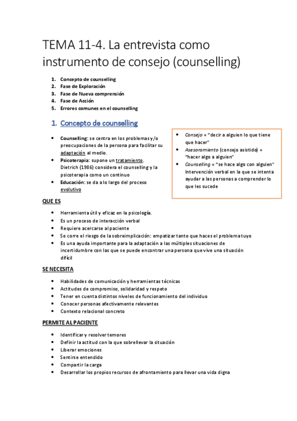 Miniatura del documento TEMA 11-4. La entrevista como instrumento de consejo (counselling).pdf
