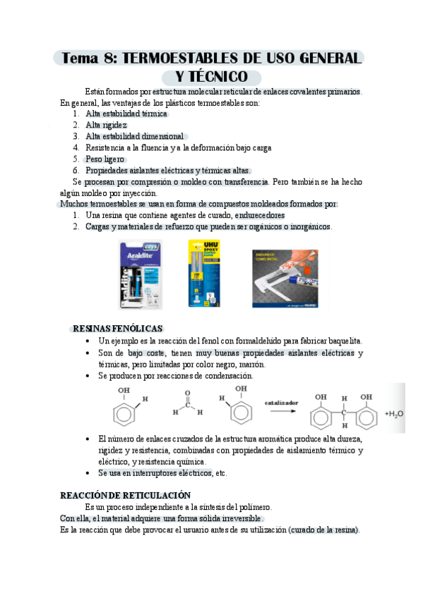 Miniatura del documento Tema-8-Termoestables-de-uso-general-y-tecnico.pdf