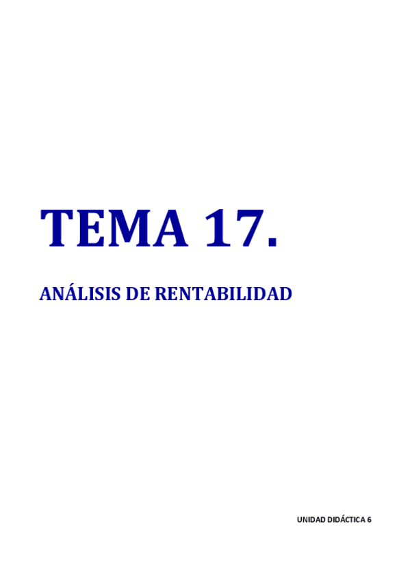 Miniatura del documento Tema 17. Análisis de Rentabilidad WORD.pdf
