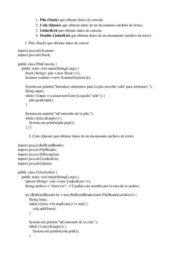 Miniatura del documento PIla-cola-linkedlist-y-doble-linkedlist.odt