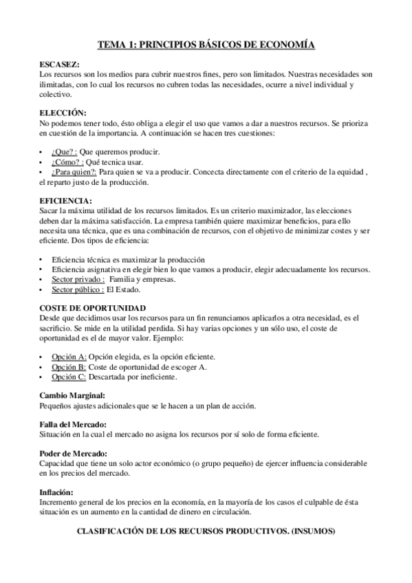 Miniatura del documento Tema 1 Economía.odt