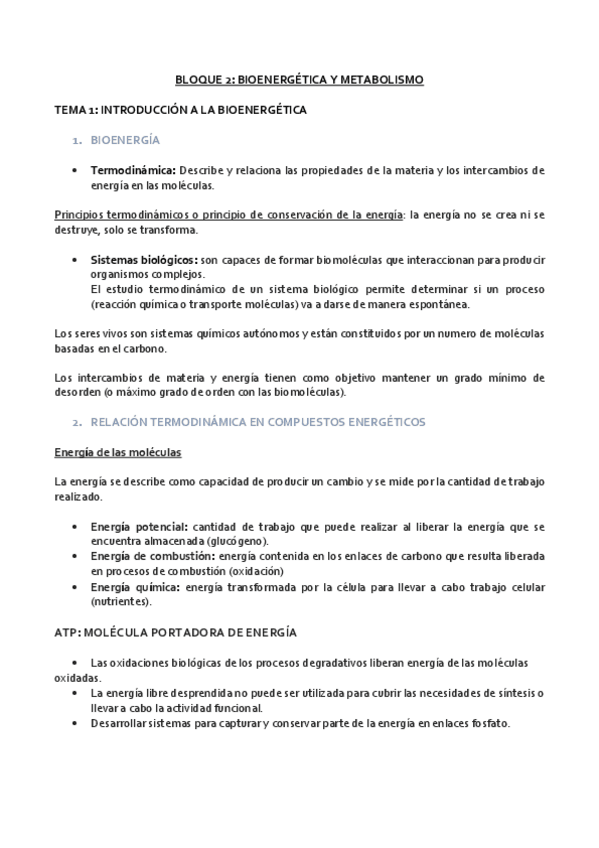 Miniatura del documento BLOQUE 2. Bioenergética y metabolismo.pdf