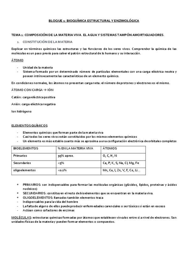 Miniatura del documento BLOQUE 1. Bioquímica estructural y enzimológica.pdf