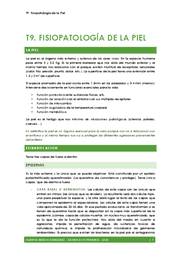 Miniatura del documento T9. Fisiopatología de la Piel.pdf