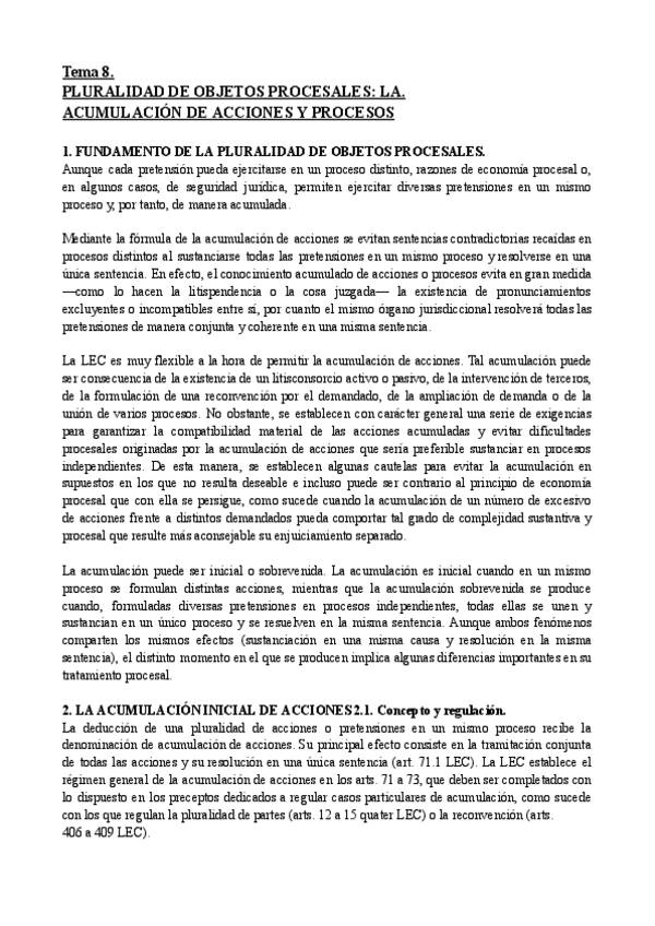 Miniatura del documento Tema-8.-PLURALIDAD-DE-OBJETOS-PROCESALES-LA.-ACUMULACION-DE-ACCIONES-Y-PROCESOS.pdf