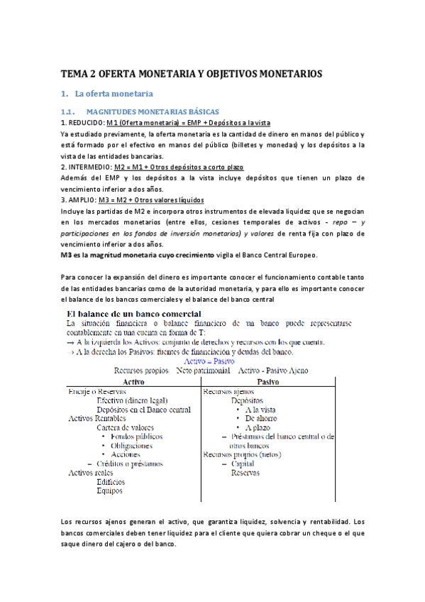 Miniatura del documento TEMA 2 OFERTA MONETARIA Y OBJETIVOS MONETARIOS.pdf