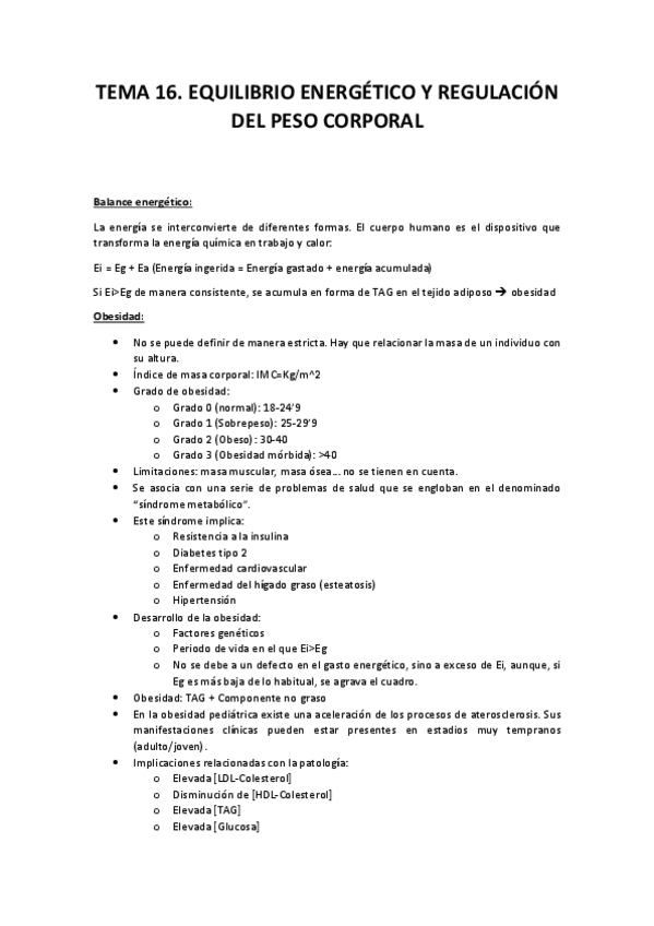 Miniatura del documento Tema 16. Equilibrio Energético y Regulación del Peso Corporal.pdf