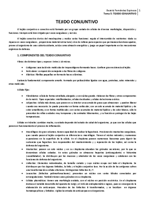Miniatura del documento Tema 5_Tejido conjuntivo.pdf