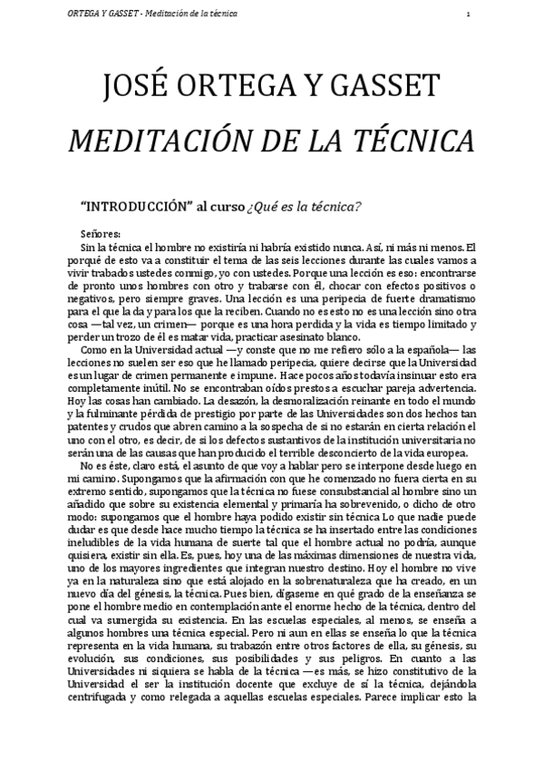 Miniatura del documento TEXTO 4- MEDITACIÓN DE LA TÉCNICA. JOSÉ ORTEGA Y GASSET.pdf